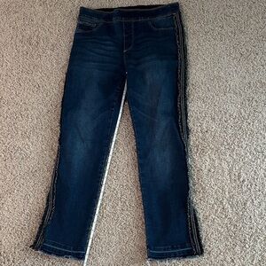 Coco + Carmen Dark Blue Straight Leg Jeans